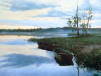 Лодки. Вечер, Кирильчук Михаил Ананьевич