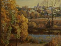 Пейзаж с коровами, Кирильчук Михаил Ананьевич